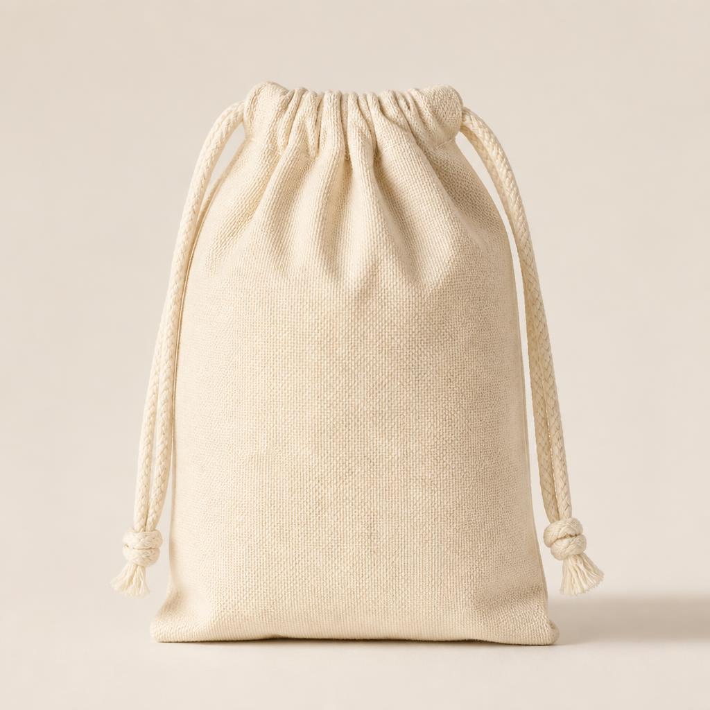 Drawstring Bag in Burgundy